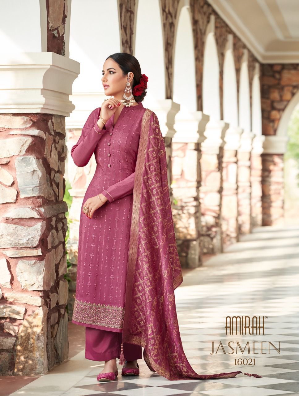 Amirah Jasmeen Heavy Festival Wear Wholesale Printed Designer Suits
